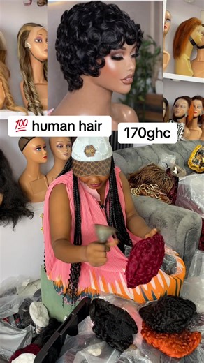 Order Premium Human Hair Wigs via WhatsApp