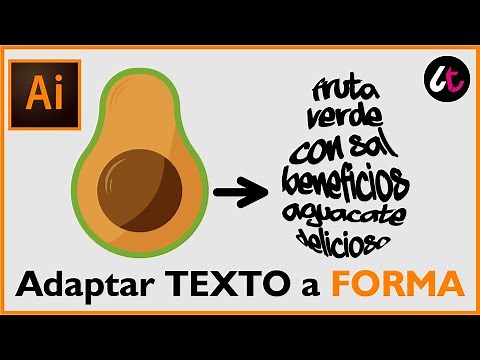 Cómo adaptar texto a una forma en Illustrator