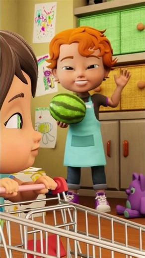 Babies go shopping in the supermarket! 🛒 #babyalive #cartoonsforkids