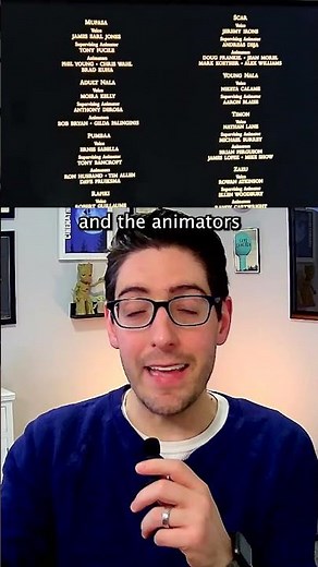 Has anyone else noticed this in 'The Lion King' credits?