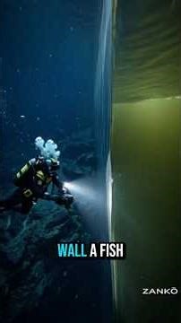 An Underwater Lake That Traps Everything 🌊
