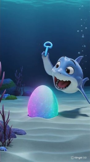 🦈 Baby Shark Finds a Giant Mystery Egg! 🥚🌈