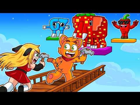 Roblox pero de $0 a $100 TRILLONES en CONSTRUYE PUENTES en BRAINROTS en Roblox