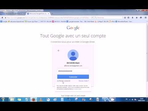 Comment se connecter à google drive