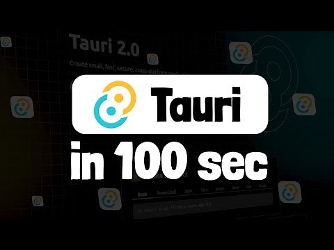 Tauri in 100 Seconds: Build Lightweight Cross-Platform Apps Fast! 🚀