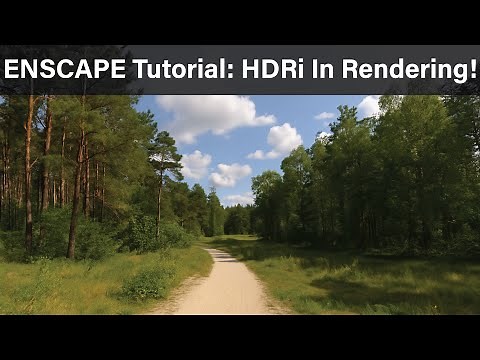How To Add HDRi in Enscape For Ultra-Realistic Renders!