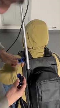 Backpack LED 120W setup, continuous lighting 6 hours.