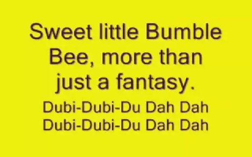 （中文翻译）Bumble Bee 歌词
