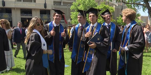 Notre Dame celebrates Class of 2024 at Father Jenkins’ final commencement