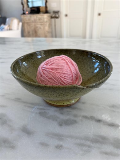 Yarn Bowl Handmade Pottery for Knitters and Crochet - Etsy