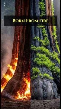 The Giant Trees That Need Fire to Reproduce 🔥 #facts #giantsequoia