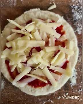 Quick and easy 2 ingredient pizza dough recipe | thin and crispy pizza