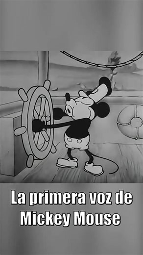 The first voice of Mickey Mouse was Walt Disney