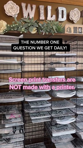 Screen print aren’t made with a printer. #fypシ #fyp #screenprint #sublimationprinting #dtfprinting #tshirtmaker #screenprinttransfers #tipsandtricks #diyproject #tshirtbusiness #gatekeeping #research #epson #smallbusiness #cricutprojects #htvvinyl