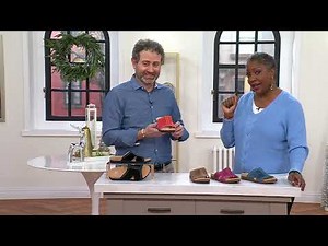 Revitalign Orthotic Suede Slide Sandals - Palmetto on QVC