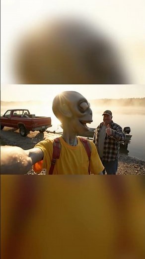 Alien Vlogger Goes Fishing with Bassmaster Dave 🎣👽🌅