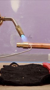 79K views · 210 reactions | Copper to PEX tips…I deburr and apply water soluble flux to the pipe/fitting. I only apply heat to the pipe for a few seconds. Then I focus the heat on the PEX A adapter. Once the solder melts, I remove the heat. Capillary action pulls solder into the joint for a watertight seal. I let that cool then do the PEX A installation #plumbing #pex #homerepairtutor #diy | Home Repair Tutor | Facebook