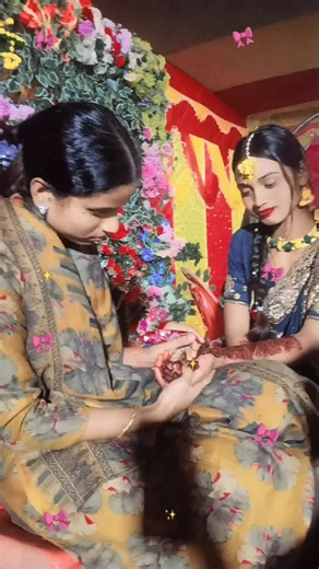 Sister's Beautiful Mehandi Ceremony Highlights