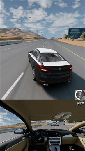 Tried Arabic Drift With Hyundai Sonata 2019 in BeamNG.drive 😈[ logitech g29 ]
