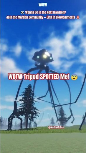 War of The Worlds Game is SCARY! 😭 (ROBLOX) #WarOfTheWorlds #Tripods #wotw #alien #scifi #game