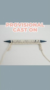 When you need live stitches to work into later...use the provisional cast on! | B.Hooked Crochet & Knitting