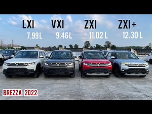New Suzuki Brezza 2024 🔥 Variants Explained | Lxi vs Vxi vs Zxi vs Zxi+ | Full Detailed Comparison!