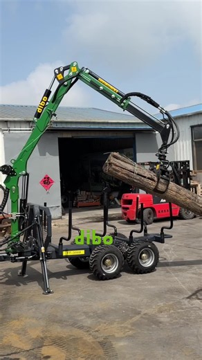 MINI ATV Timber Crane 4.2m with 3 Ton Trailer & 4WD Remote Winch