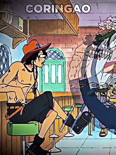 ACE WAS ABOUT TO START A FIGHT WHEN LUFFY ARRIVED 😳😂 #onepiece #luffy #ace #anime
