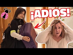 GOODBYE, MOM! I'M LEAVING HOME.. ARANTXA IS GOING TO LIVE ALONE