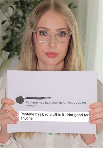 If you think Pantene is bad for your hair, this one’s for you 🥰 @Pantene