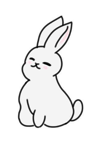 Let's draw a cute little bunny 🐰 within 10 seconds #art #shorts