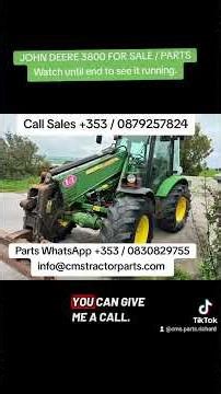 John Deere 3800 Telehandler For Sale #cmstractorparts #johndeere