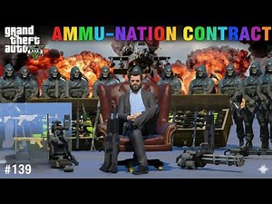 DAY-139 GTA 5 ONLINE MISSION I AMMU-NATION MISSION I THE BUNKER #gta5 #139