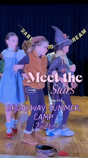 Skyline Children’s Theater • Chicago on Instagram: "⭐️MEET THE STARS⭐️ Stars (ages 9-13) rehearse: 🗓️Monday-Friday ⏰9am-4pm 🎭2 Weeks What makes our Stars at Broadway Summer Camp shine? 🎶 Actors hone their vocal, dance, and acting techniques with fellow castmates 🩰 Encouraged to incorporate tricks and gymnastics into dances 📖 Develop individual characters 🎨 Creativity to help build and create backdrops & sets! Catch the Stars with all five titles ALL SUMMER LONG! Enroll now to secure your s