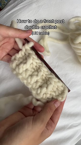 Front Post Double Crochet Tutorial | Learn How to Crochet Like a Pro!