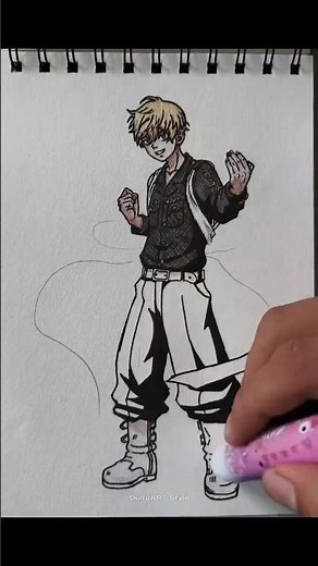 Epic Anime Speed Drawing — From Sketch to Final Art! ✍️🔥