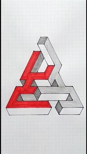 How to draw 3D illusion #shotsviral #shorts #drawing #3dart #viral #viralreels #illusion #goviral