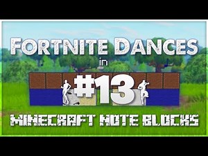 ♪ Fortnite Dances in Minecraft Note Blocks (Scenario, Conga, Knee Slapper) ♪
