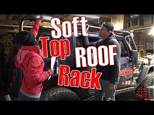 BEST roof rack for a soft top jeep with Sunrider! (Rooftop Tent Solution)