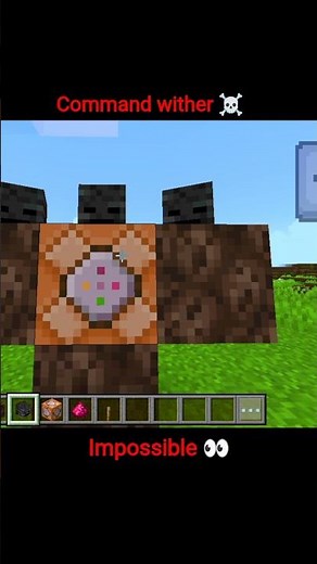 How to spawn command wither ☠️ in Minecraft #minecraftshorts