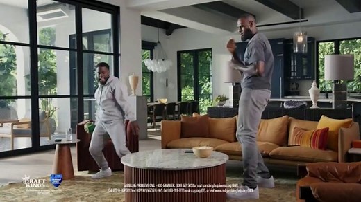 DraftKings Sportsbook TV Spot, 'Best Touchdown Dance' Featuring Kevin Hart, LeBron James