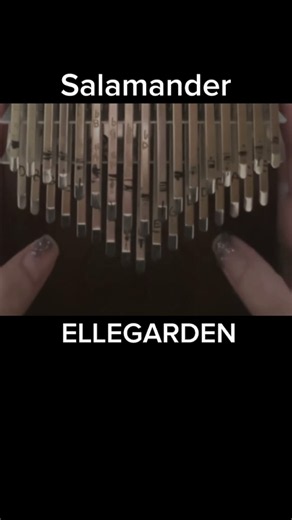 カリンバでELLEGARDENのSalamanderを弾きました