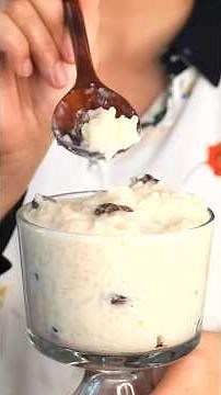 Easy ARROZ CON LECHE Step by Step - Mexican rice Pudding #shorts #recipe