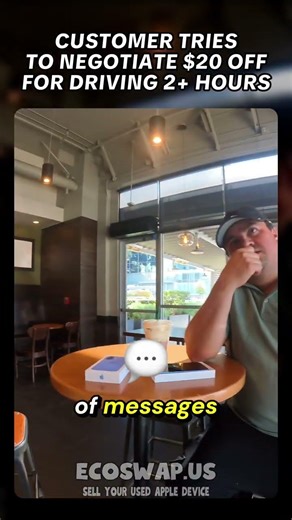 He wanted a $20 DISCOUNT.. but I said no! 🥺 #pov #starbucks