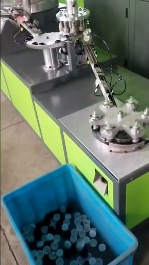 Automatic Cap Slitting Cutting Folding Machine For Bottle Caps #cleanerfillingmachine #machine #cnc