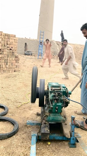 😱Successfully Throwing Tyre Start Diesel Engine