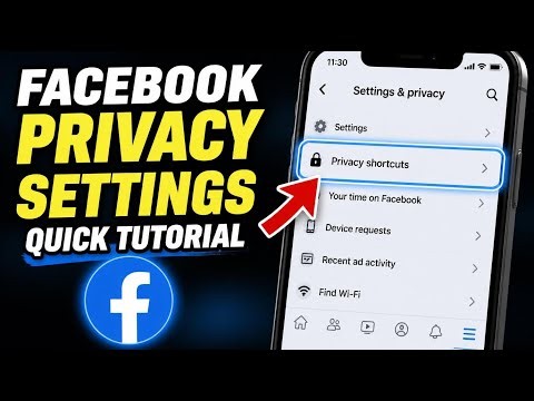 How to Secure Your Social Media with Facebook Privacy Settings - Quick Tutorial