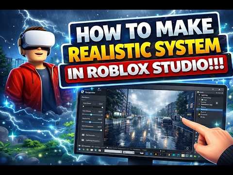 HOW TO MAKE REALISTIC SISTEM IN ROBLOX STUDIO!!!