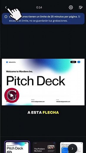 How to record your voice in a presentation with Canva