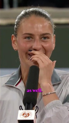 Kostyuk becomes a Grand Slam semi-finalist and the emotions pour out in her post match interview 🎾✨